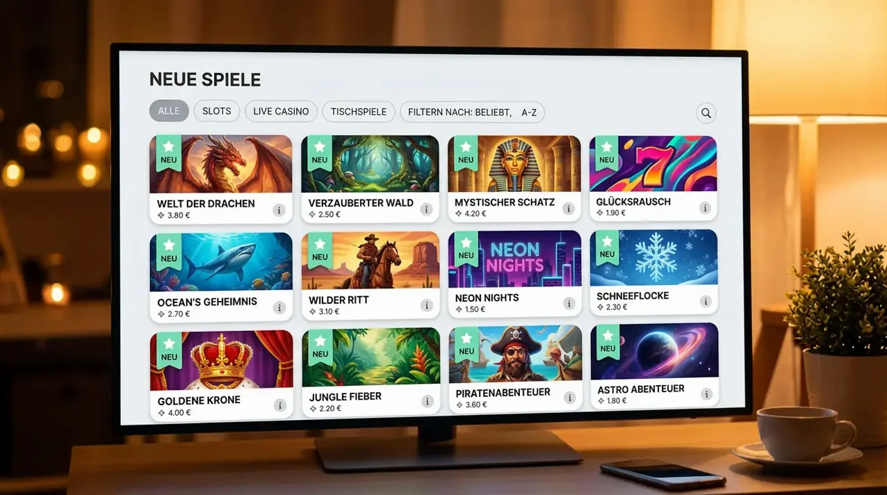 Neue & Trend-Spiele — Auswahl bei 21 Com